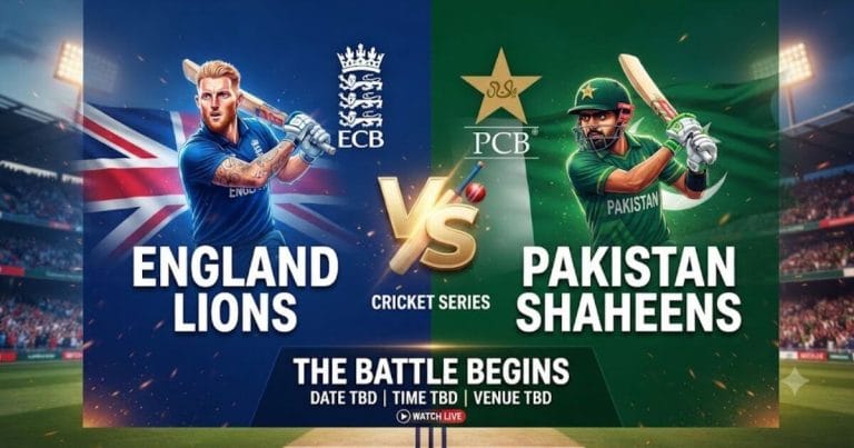 England and Pakistan cricket teams competing in an intense match on the field