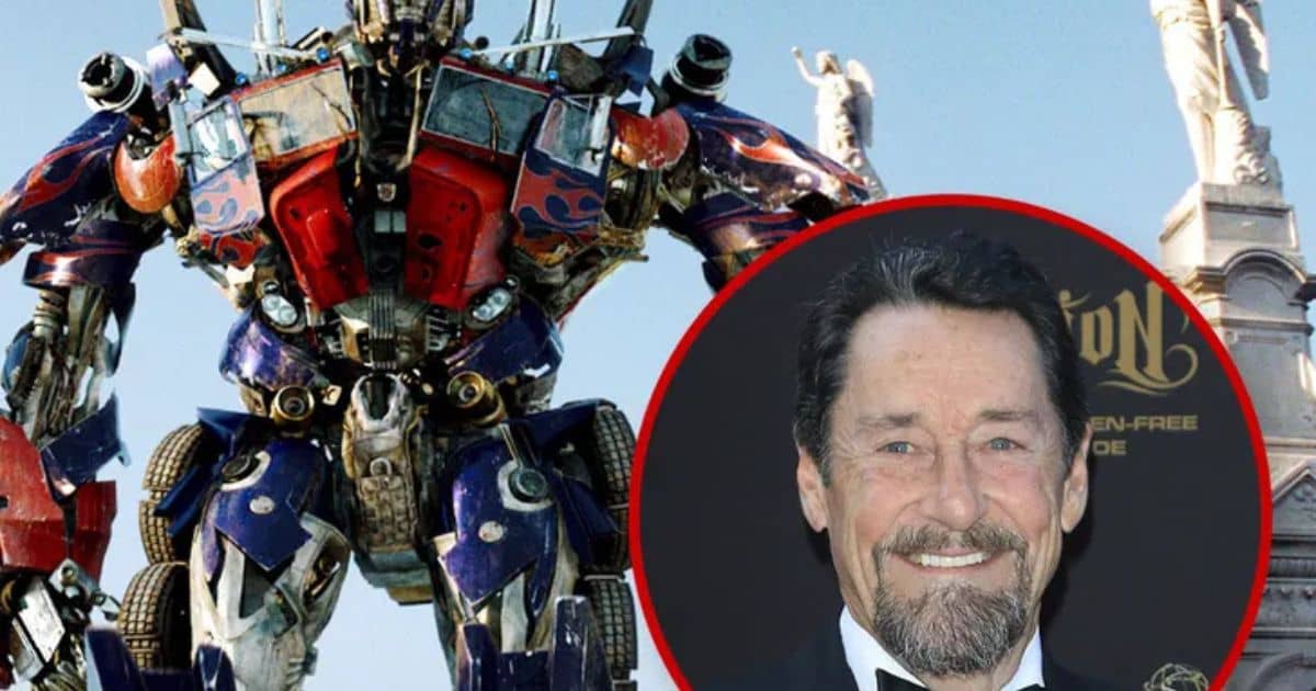 Portrait of legendary voice actor Peter Cullen, known as the iconic voice of Optimus Prime in Transformers.