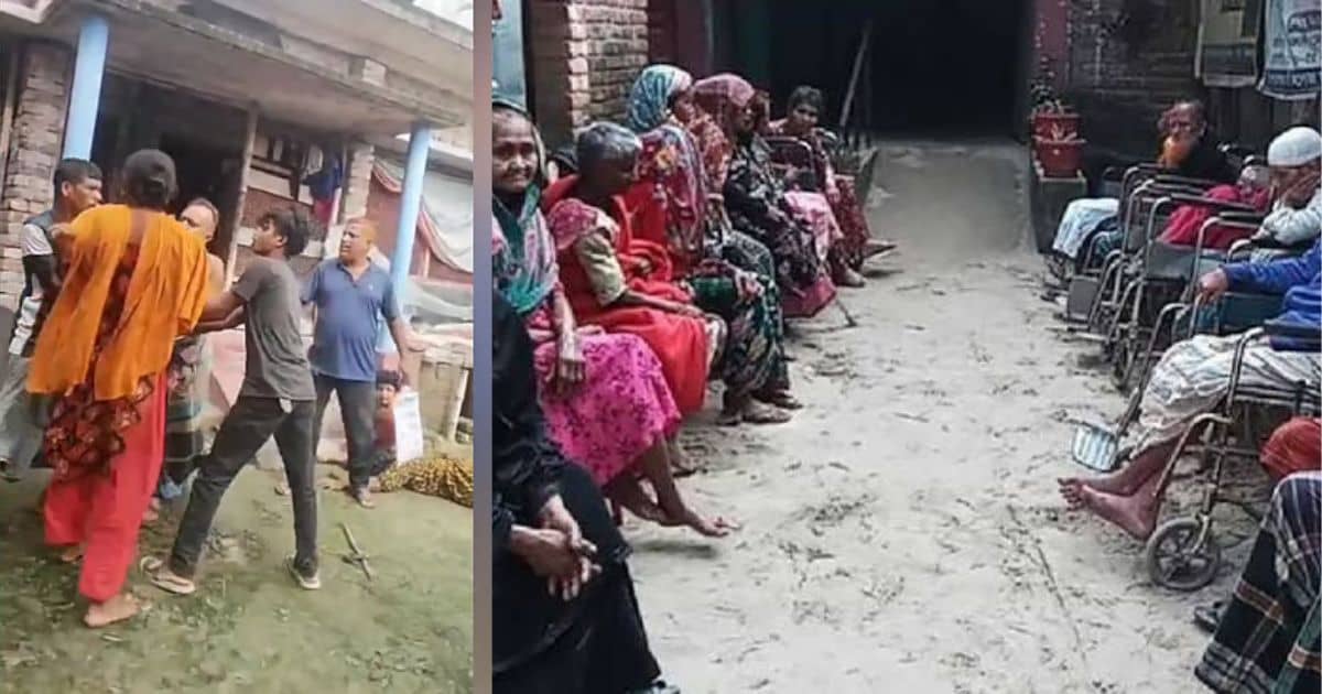 যশোরের কেশবপুরে সম্পত্তির বিরোধ ও পারিবারিক সংঘর্ষের দৃশ্য