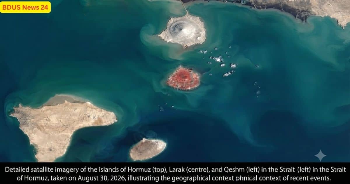 U.S. and international military conflict map in the Strait of Hormuz - BDUS News 24