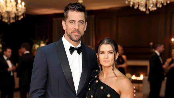 Aaron Rodgers and Danica Patrick