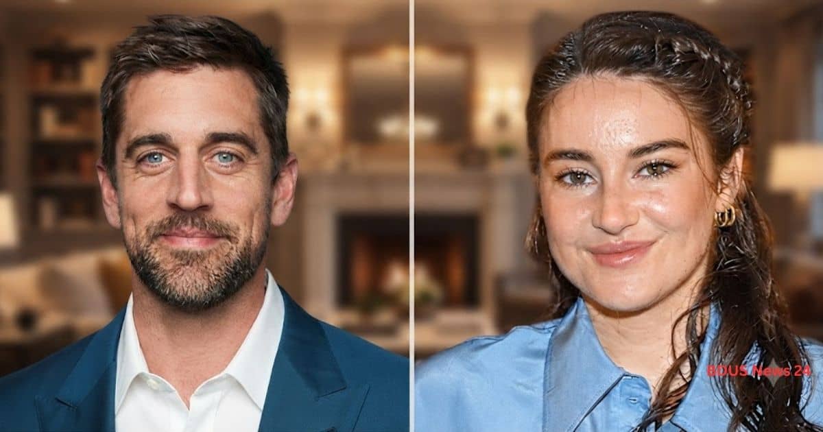 Aaron Rodgers and Shailene Woodley
