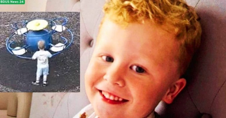 Missing 3-year-old boy Noah Woods seen in CCTV footage at the playground in Brantham, Suffolk, covered by BDUS News 24