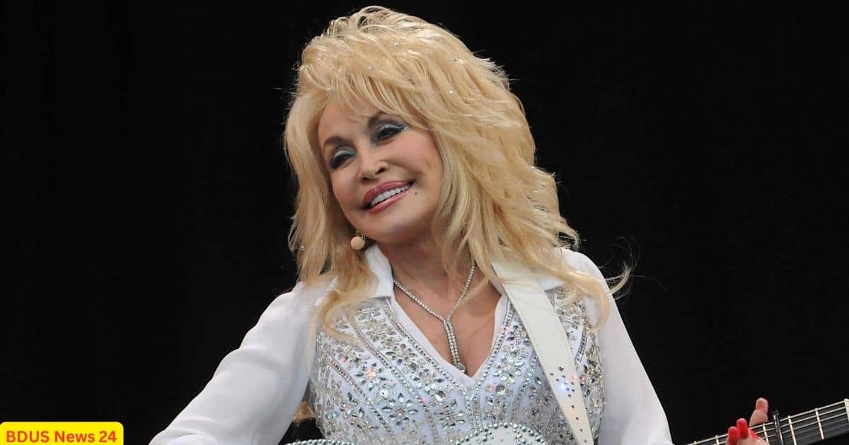 Portrait of legendary country music icon Dolly Parton during her celebrated career.