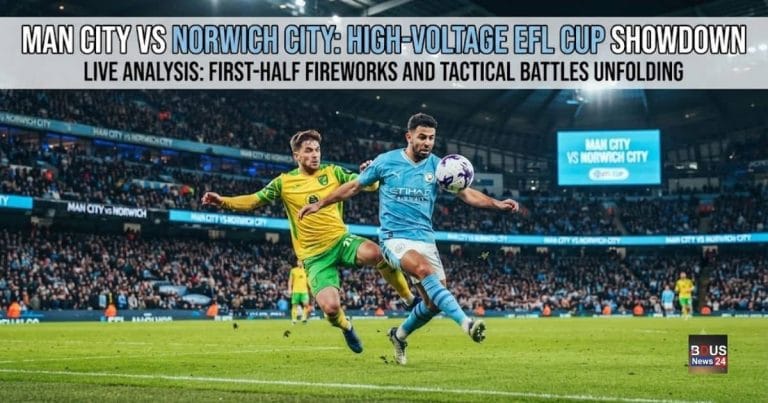 man city vs norwich city match action