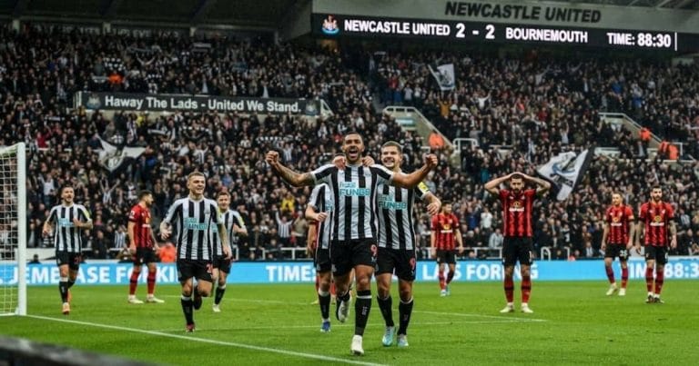 Newcastle United vs Bournemouth 2-2 match celebration at St. James' Park - BDUS News 24