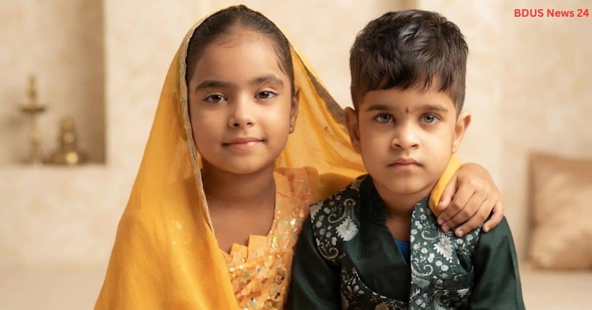 সাপের কামড়ে মারা যাওয়া দুই ভাই-বোন কাভ্যা ও নক্ষ