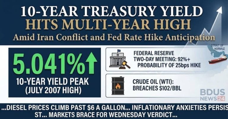 10-Year Treasury Yield 5.041% Spike.