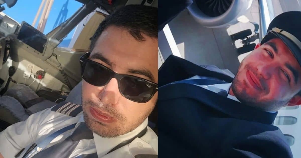 Hamam al-Hammami, the pilot suspected in the Flydubai cockpit attack, shown in uniform.