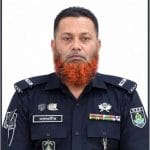 ফেনীতে মহাসড়কে চেকপোস্টে দায়িত্ব পালনকালে ট্রাকচাপায় নিহত এসআরবি কর্মকর্তা মো. আলমগীর হোসেনের ছবি।